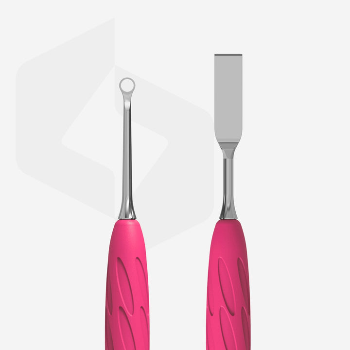 Empujador Para Manicura Con Mango De Silicona "Gummy" UNIQ 11 TYPE 1 - Top PestañasStaleks