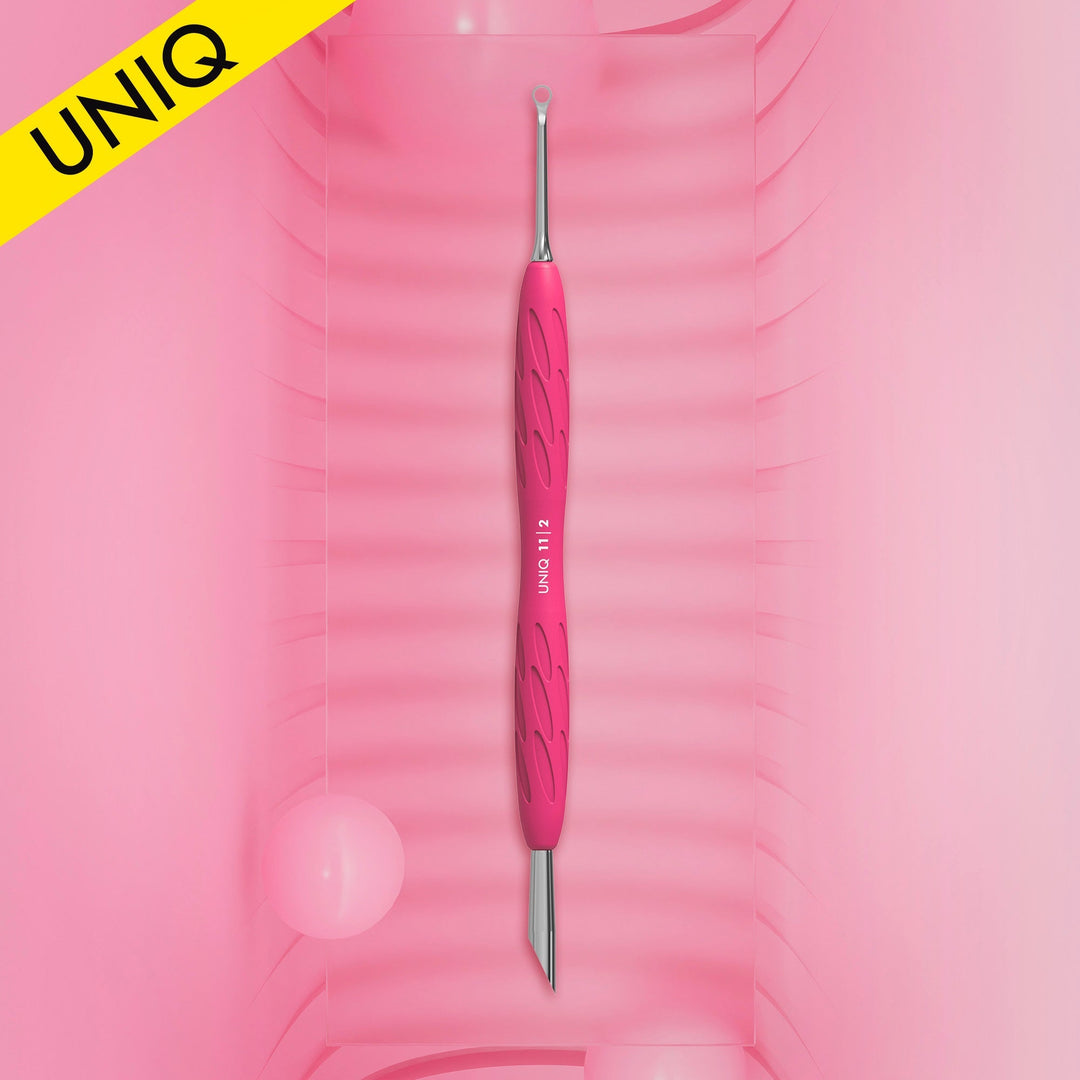 Empujador Para Manicura Con Mango De Silicona "Gummy" UNIQ 11 TYPE 2 - Top PestañasStaleks