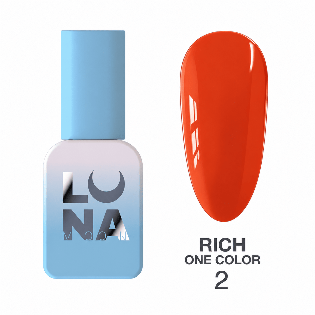 Esmalte semipermanente LUNAmoon Rich One 02, 8 ml - Top PestañasLUNAmoon