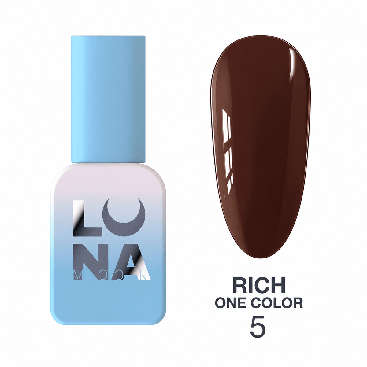 Esmalte semipermanente LUNAmoon Rich One 05, 8 ml - Top PestañasLUNAmoon