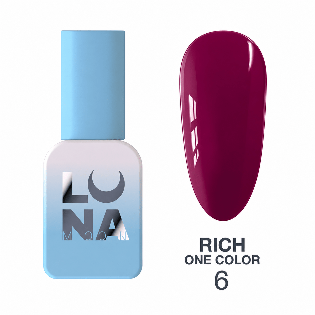 Esmalte semipermanente LUNAmoon Rich One 06, 8 ml - Top PestañasLUNAmoon
