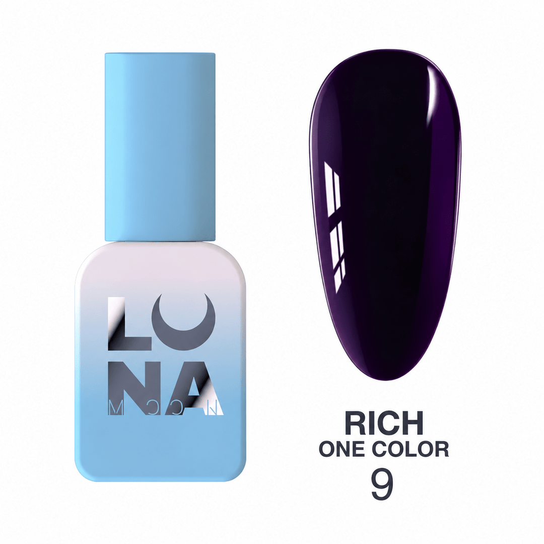 Esmalte semipermanente LUNAmoon Rich One 09, 8 ml - Top PestañasLUNAmoon