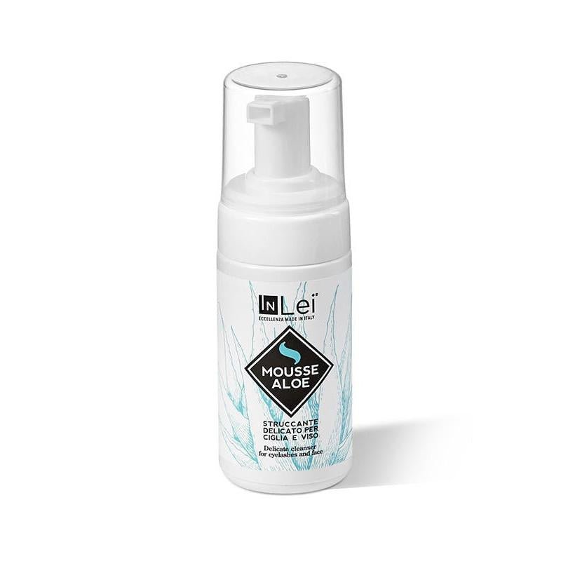 Espuma limpiadora "Inlei Mousse Aloe" TAMAÑO GRANDE 100ml - Top PestañasInLei