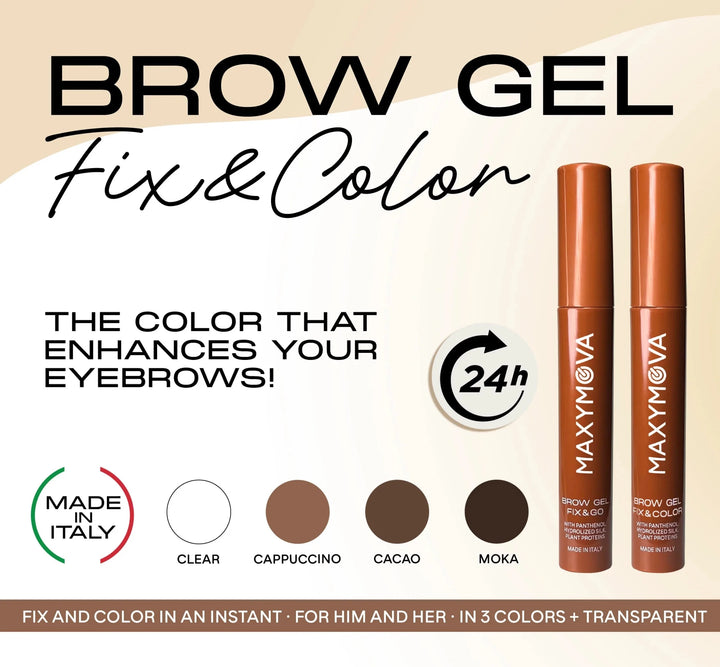 Expositor de Gel para Cejas MAXYMOVA – 9 unid - Top PestañasMaxymova