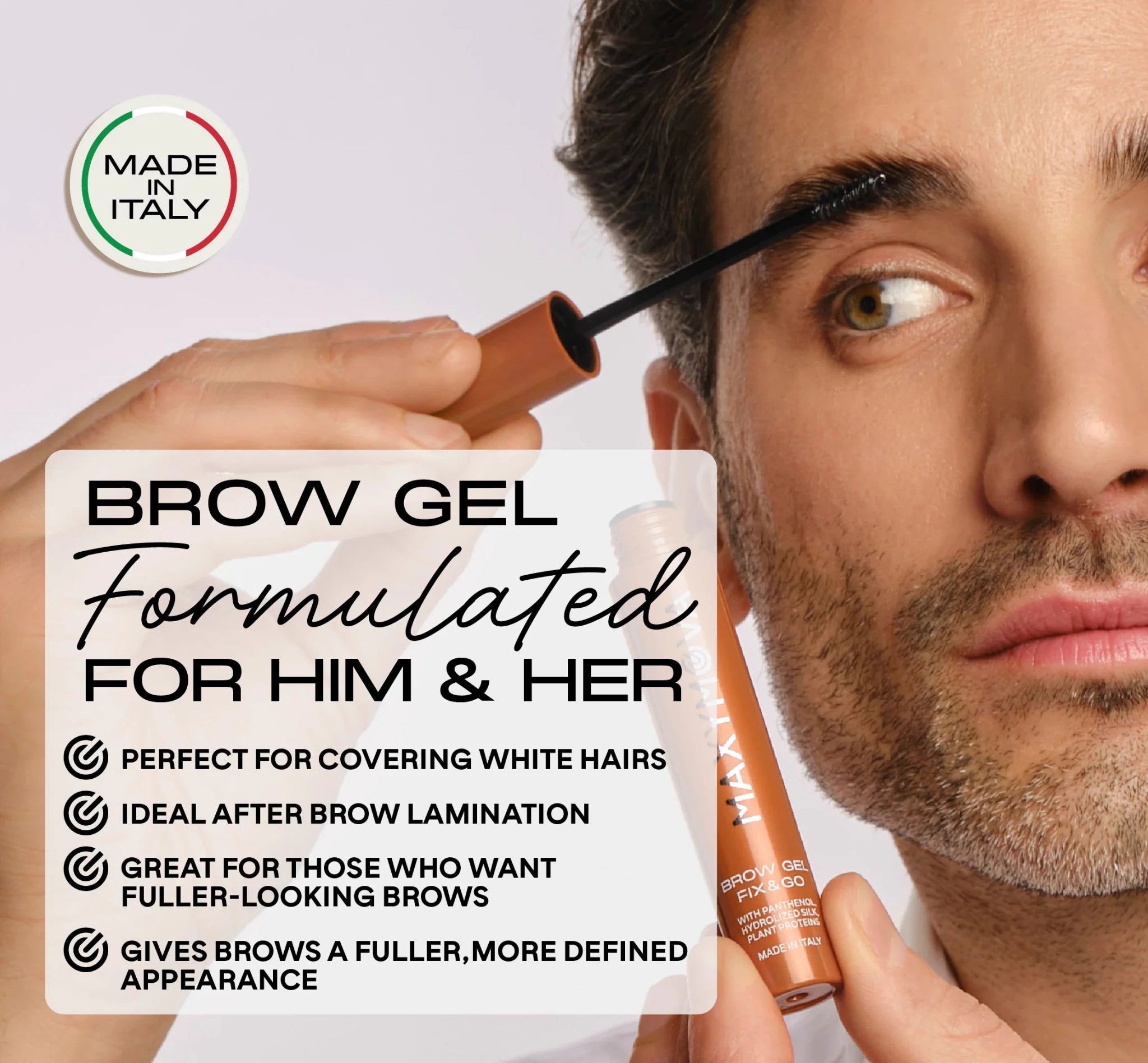 Expositor de Gel para Cejas MAXYMOVA – 9 unid - Top PestañasMaxymova