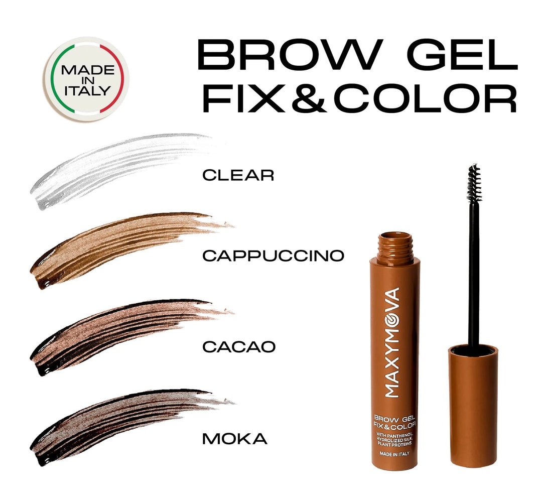 Expositor de Gel para Cejas MAXYMOVA – 9 unid - Top PestañasMaxymova