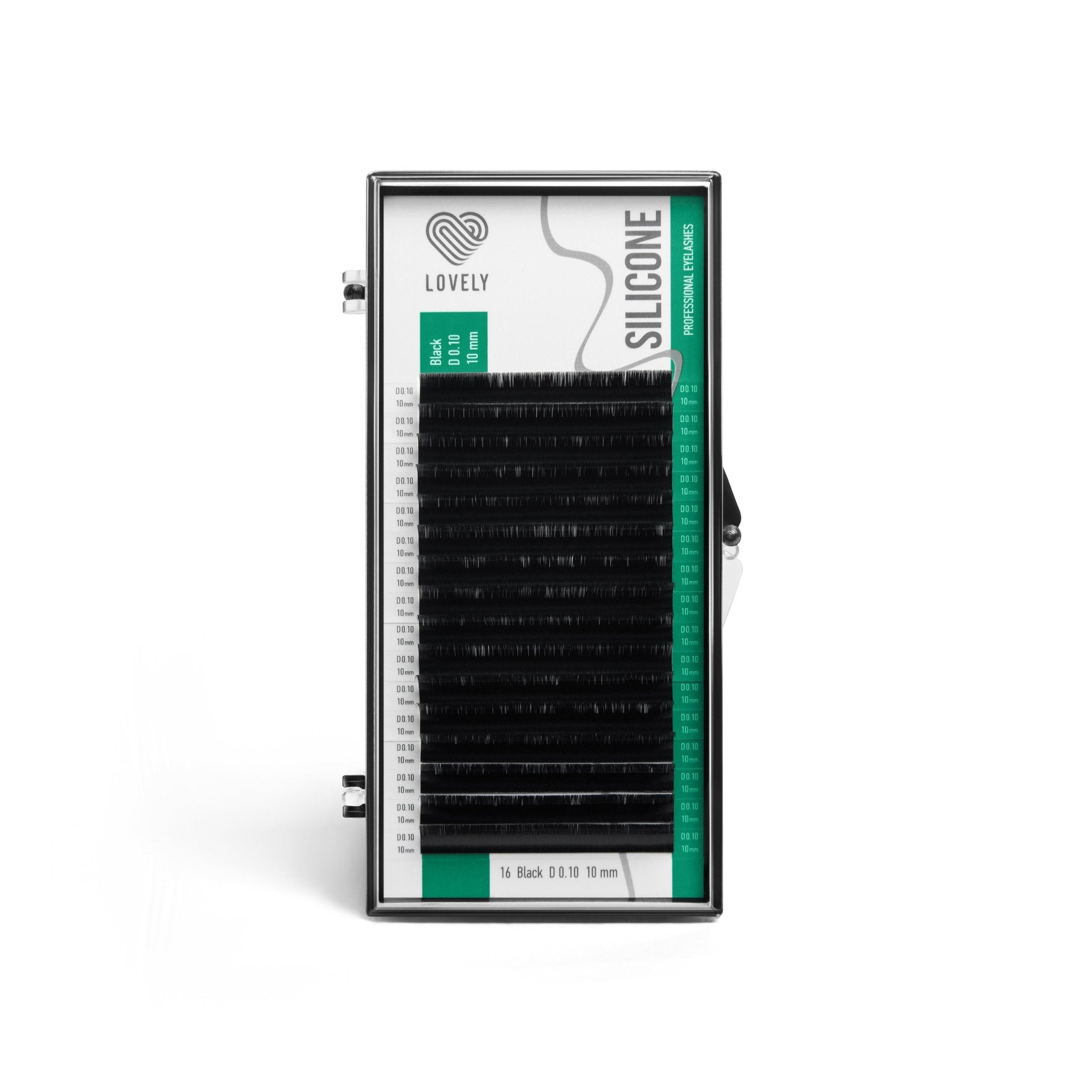 Extensiones de pestañas "Silicone" Lovely - 16 filas - MIX 6 - 13mm - Top PestañasLovely