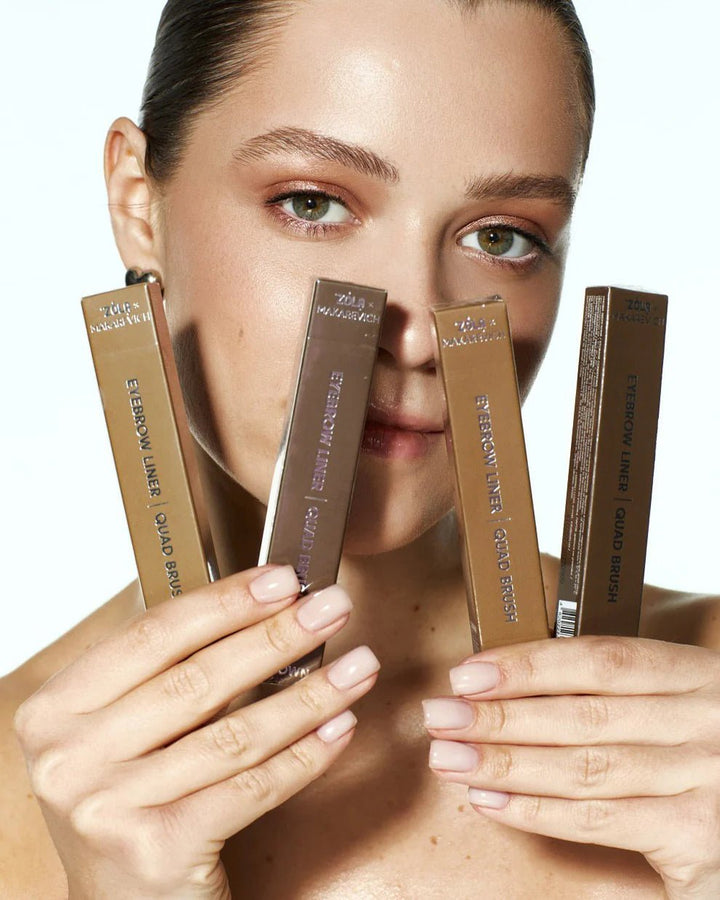 Eyebrow Liner Quad Brush Zola - Top Pestañaszola