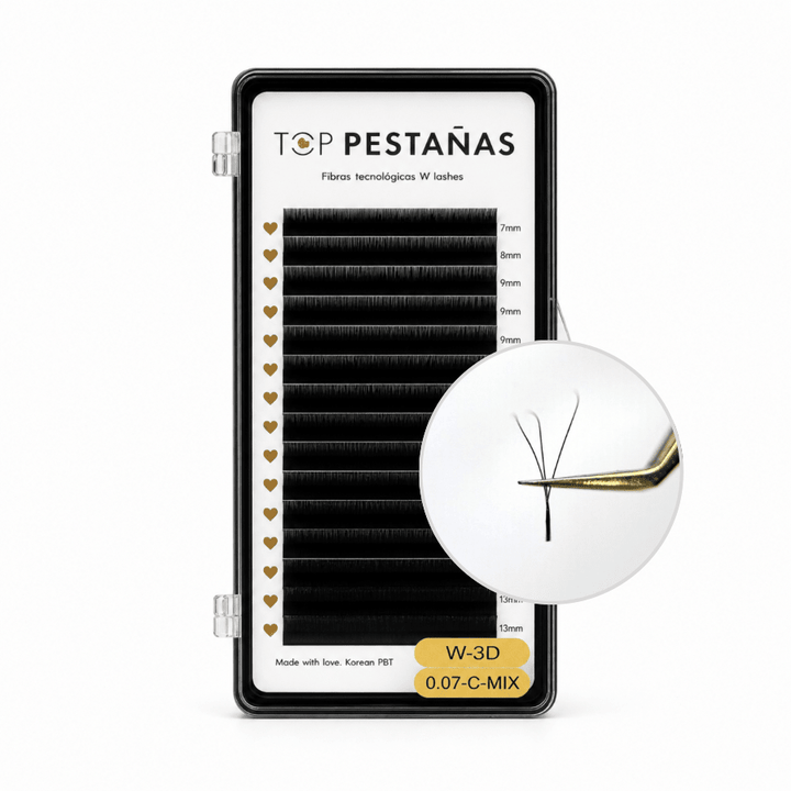Fibras Tecnológicas “Top Pestañas” W lashes 3D - Top PestañasTop Pestañas