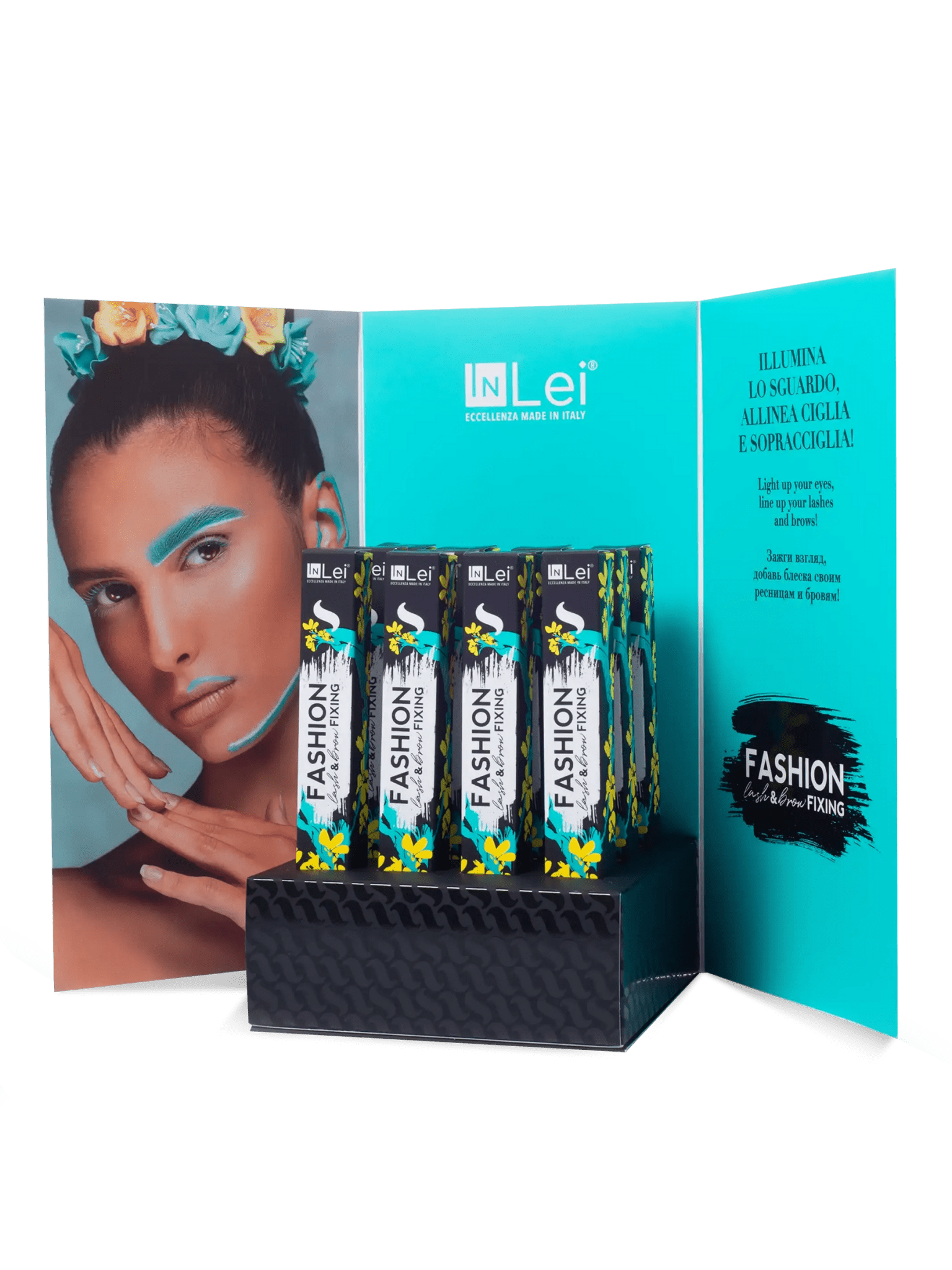 Fijación nutritiva "InLei FASHION LASH" para pestañas y cejas. 35% de ahorro, kit de 12 unidades - Top PestañasInLei