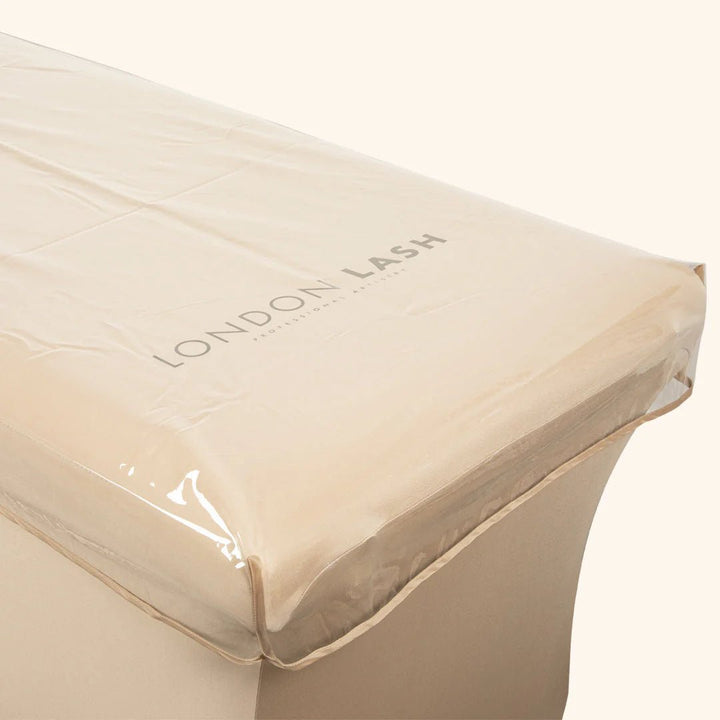 Funda Transparente para Camilla de Belleza London lash - Top PestañasLondon Lash Pro