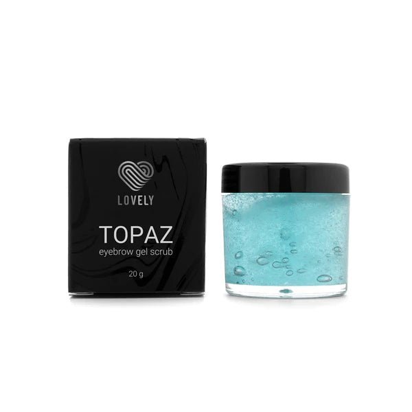 Gel scrub Topaz LOVELY exfoliante para cejas, 20g - Top Pestañaslovely