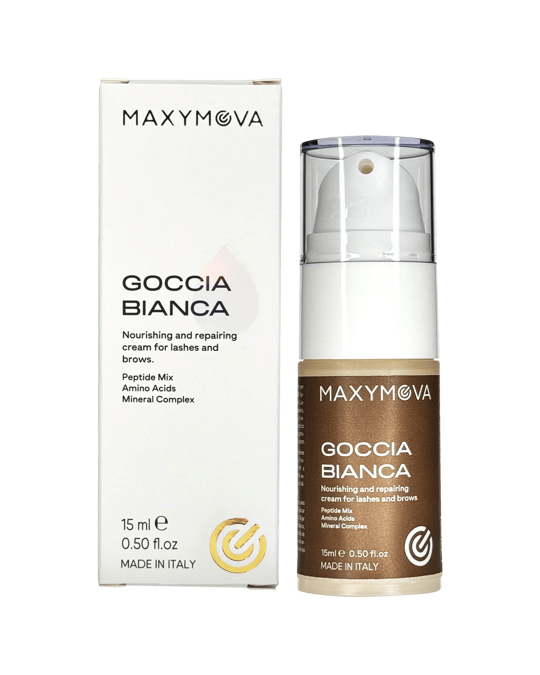 GOCCIA BIANCA Crema nutritiva MAXYMOVA, Bote 15ml - Top PestañasMaxymova