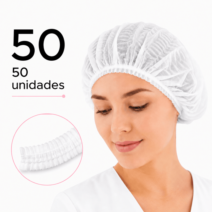 Gorros desechables (50 unidades) - Top PestañasTop Pestañas