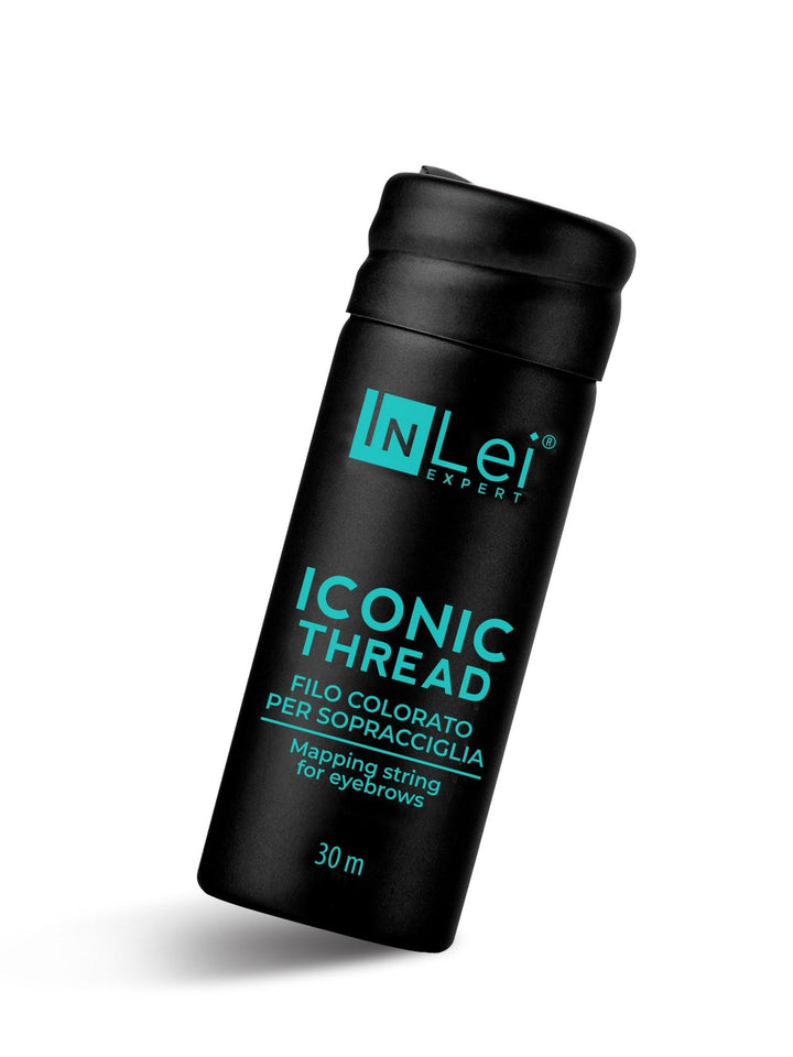 Hilo Tintado para Mapeo de Cejas InLei ICONIC THREAD – Turquesa 30 m - Top PestañasInLei