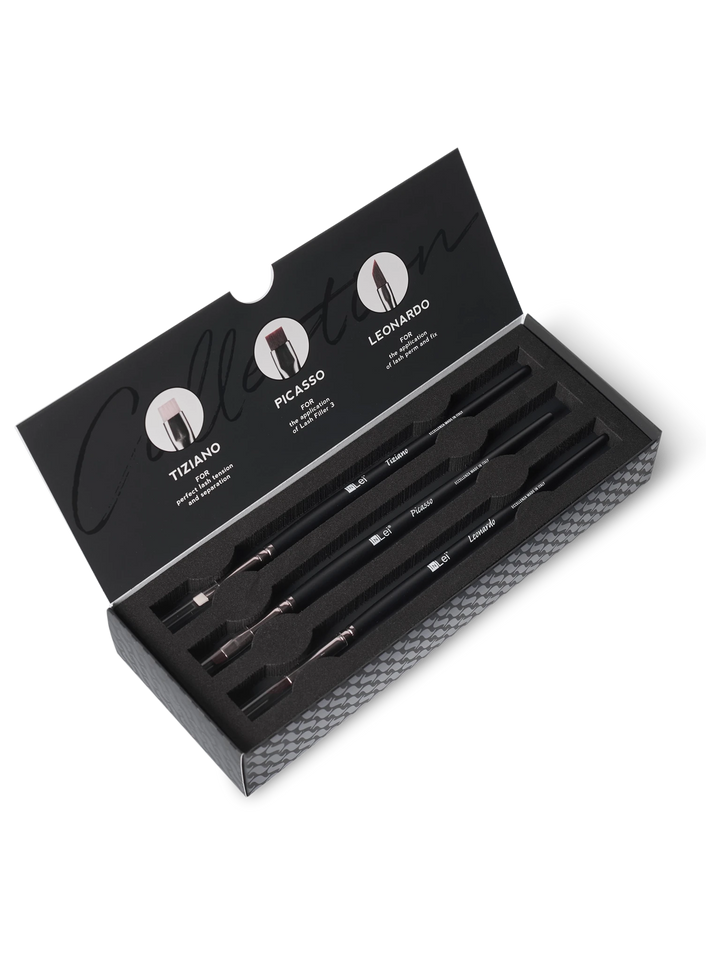 InLei LASH COLLECTION – Kit de 3 Cepillos Profesionales para Pestañas - Top PestañasInLei