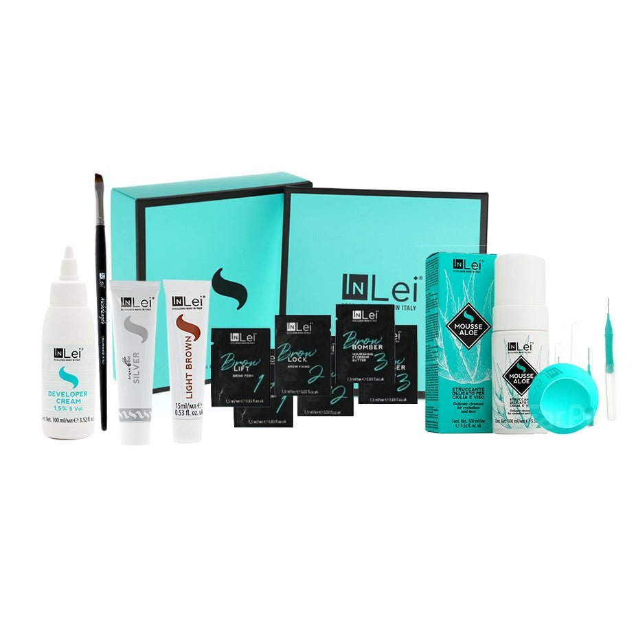 Kit básico "Brow Bomber", tinte incluido - Top PestañasInLei