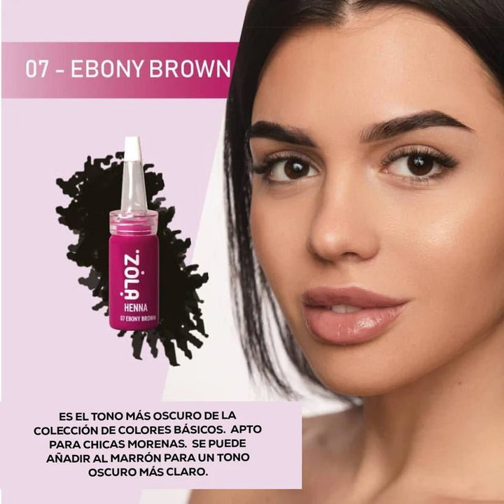KIT de henna Zola (6 cajas de henna de 10g) - Top Pestañaszola