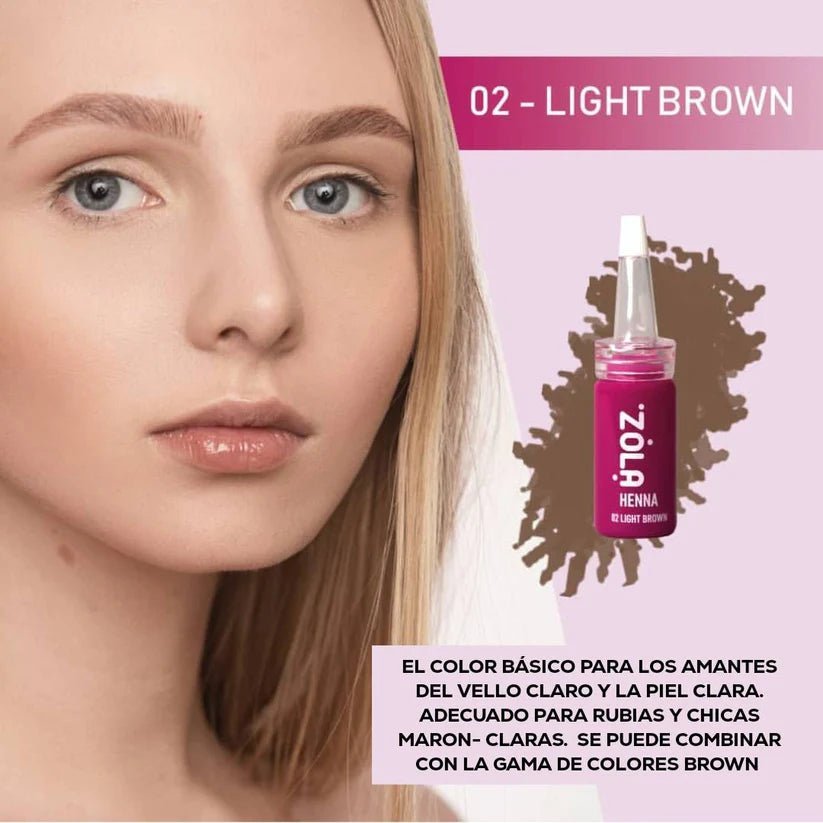 KIT de henna Zola (6 cajas de henna de 10g) - Top Pestañaszola