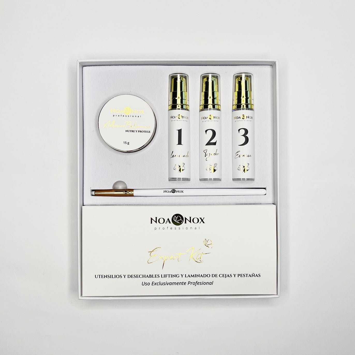 Kit de lifting y laminado de cejas y pestañas 30 servicios Noa Nox - Top PestañasNOA NOX