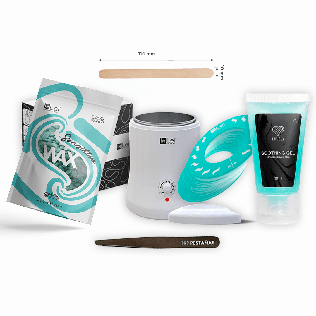 Kit Depilación Cera y pinzas - Top PestañasInLei