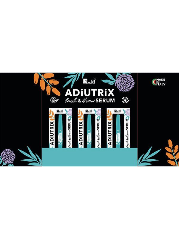 KIT Serum (suero) de crecimiento de pestañas y cejas “Adiutrix” Inlei (9 unidades) - Top PestañasInLei