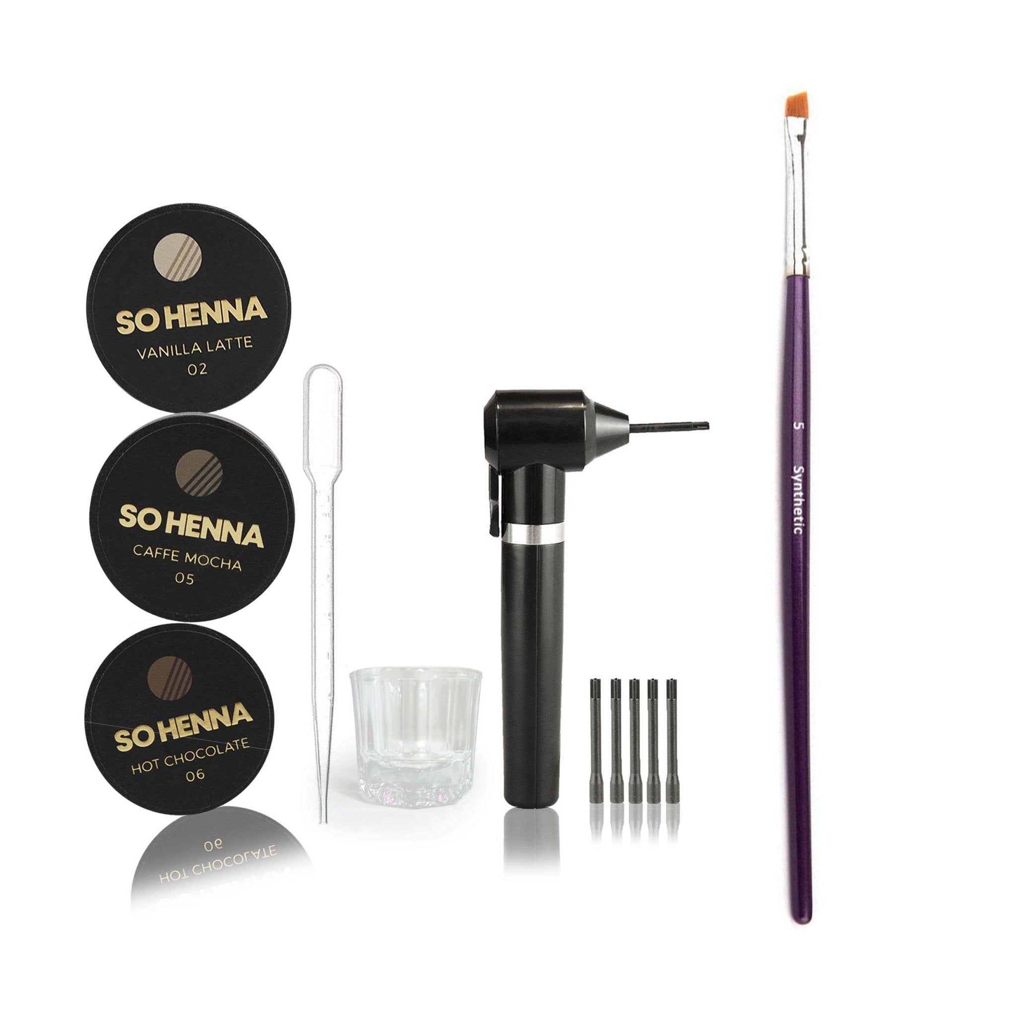 Kit "So Henna" de London Lash Pro (frascos 3g) - Top PestañasSo Henna