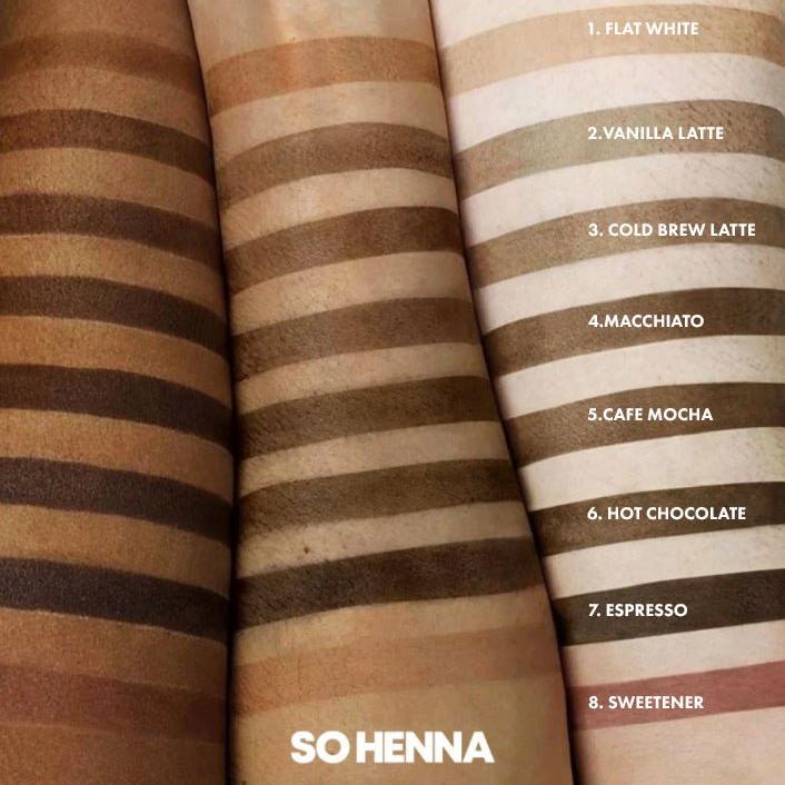 Kit "So Henna" de London Lash Pro (frascos 3g) - Top PestañasSo Henna