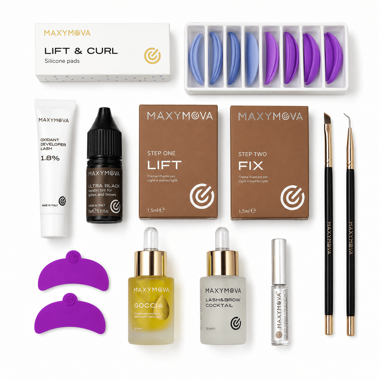 Kit Standard de laminación de pestañas y cejas Maxymova. - Top PestañasMaxymova