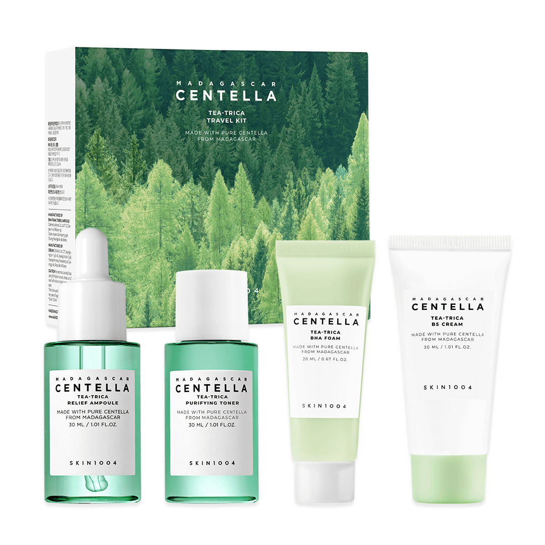 SKIN1004 Madagascar Centella Tea-Trica Travel Kit — kit facial de viaje