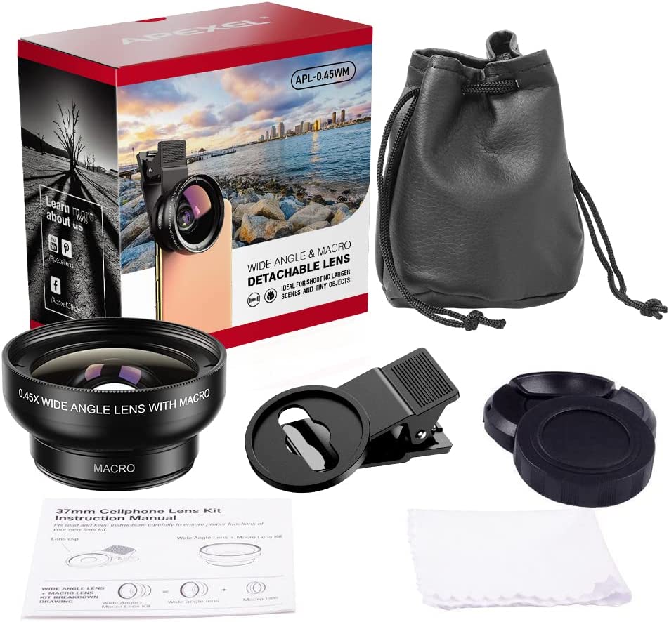 Lente de cámara para las fotos macro Apexel (compatible con cualquier móvil) - Top PestañasTop Pestañas