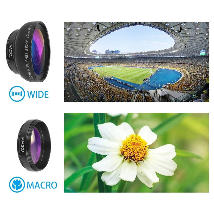 Lente de cámara para las fotos macro Apexel (compatible con cualquier móvil) - Top PestañasTop Pestañas