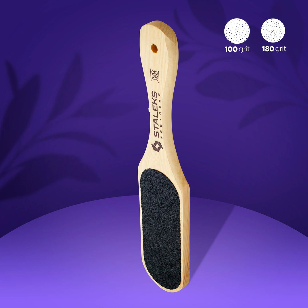 Lima de madera para pies BEAUTY &amp; CARE 10 TIPO 1 (100/180) Staleks - Top PestañasStaleks