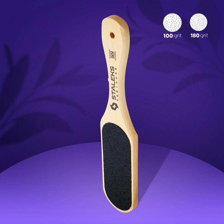 Lima de madera para pies BEAUTY &amp; CARE 10 TIPO 1 (100/180) Staleks - Top PestañasStaleks