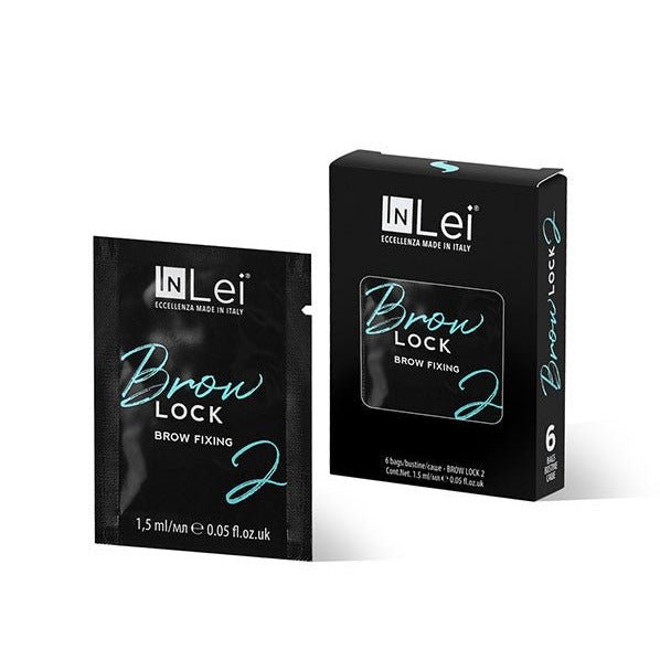 Loción InLei "BROW LOCK 2" paso 2 de laminado de cejas 6 sobres (1,5ml cada) - Top PestañasInLei