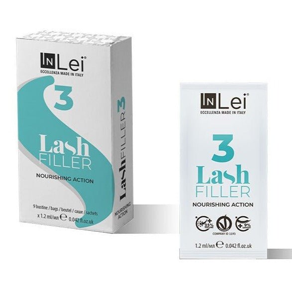 Loción "InLei FILLER 3”, Paso 3, 9 sobres 1,2 ml. Approx 25 - 30 servicios - Top PestañasInLei