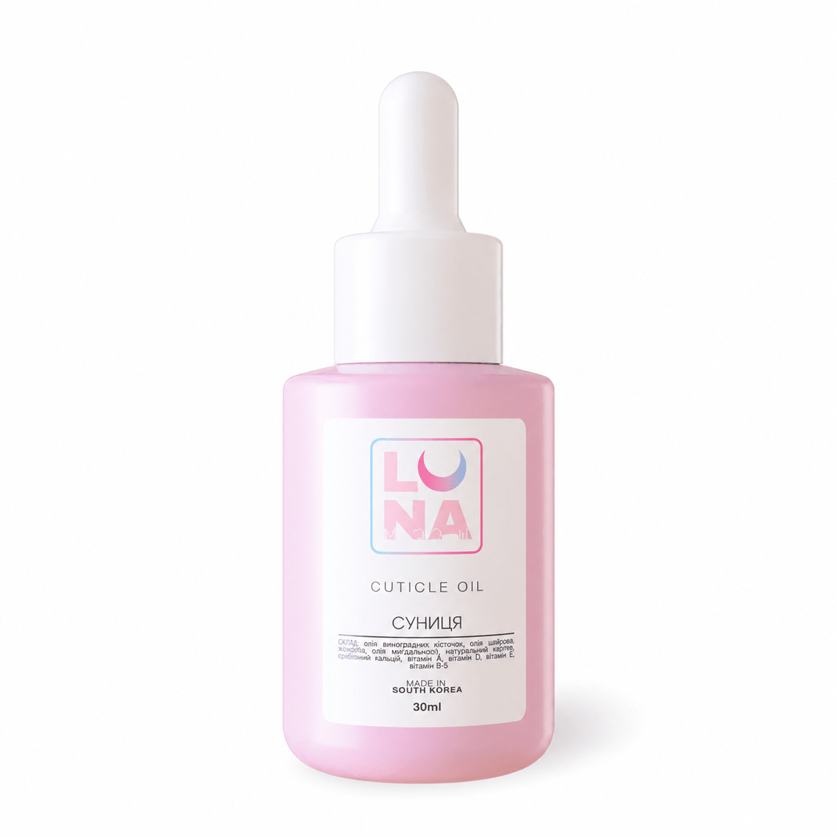 LUNAmoon Aceite de cutículas Fresa, 30 ml - Top PestañasLUNAmoon