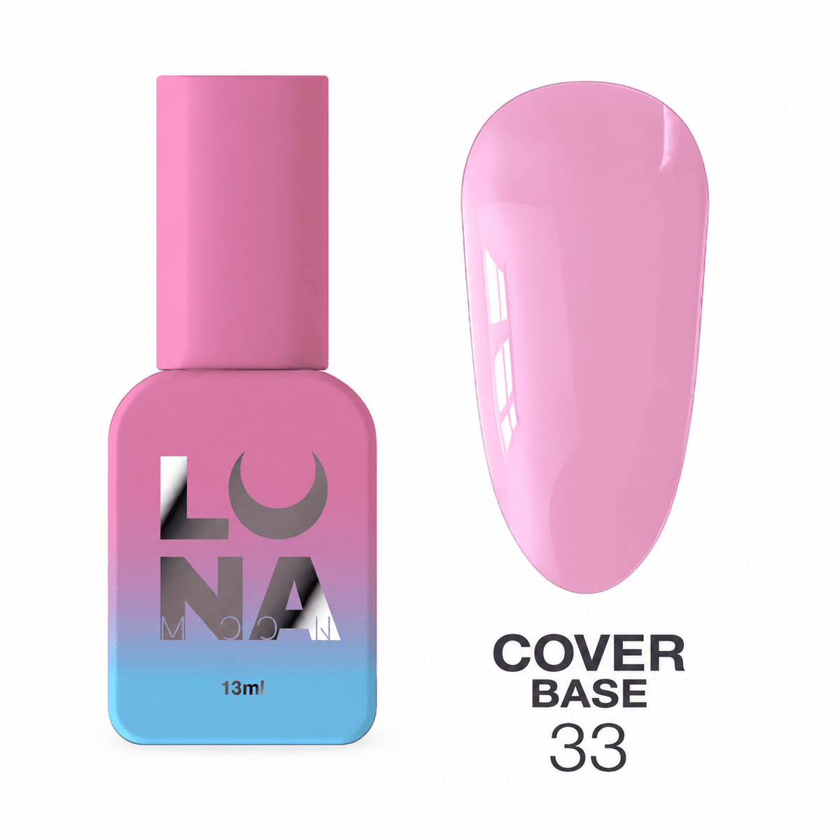 LUNAmoon Cover Base 33, 13 ml - Top PestañasLUNAmoon