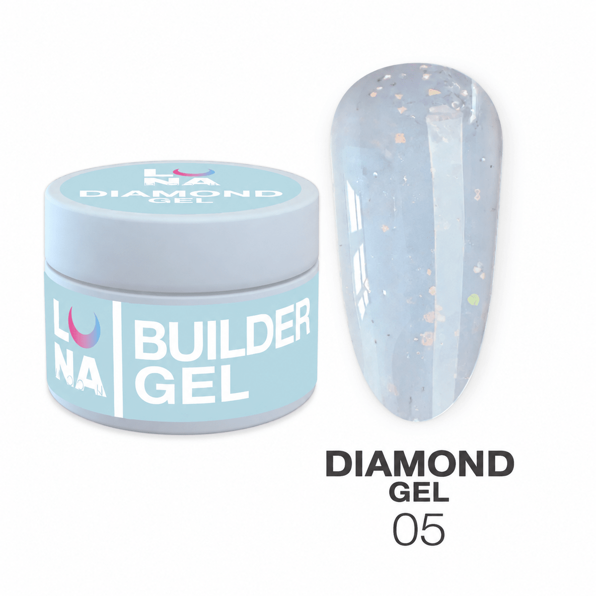 LUNAmoon Diamond Gel 05, 15 ml - Top PestañasLUNAmoon