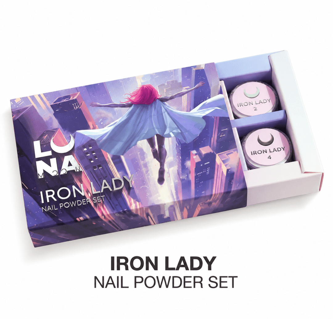 LUNAmoon Iron Lady – Set de polvos metálicos, 6 piezas - Top PestañasLUNAmoon