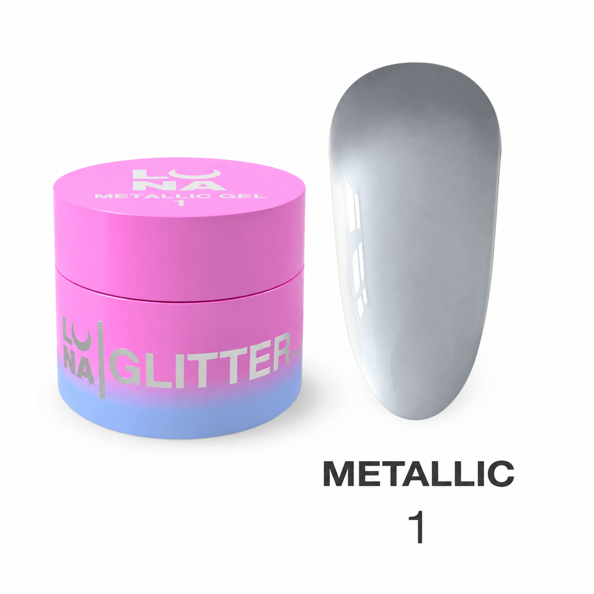 LUNAmoon Metallic Gel 01, 5 ml - Top PestañasLUNAmoon