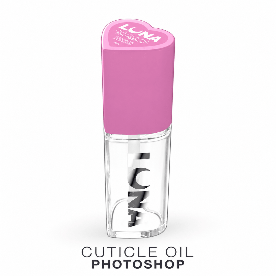 LUNAmoon Photoshop Oil – Aceite seco de cutículas Fresa con nata, 5 ml - Top PestañasLUNAmoon