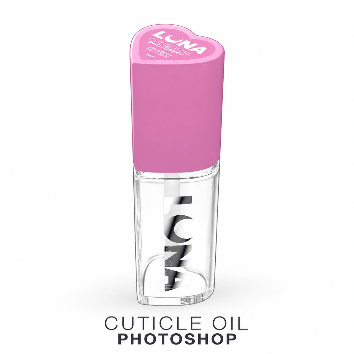 LUNAmoon Photoshop Oil – Aceite seco de cutículas Fresa con nata, 5 ml - Top PestañasLUNAmoon