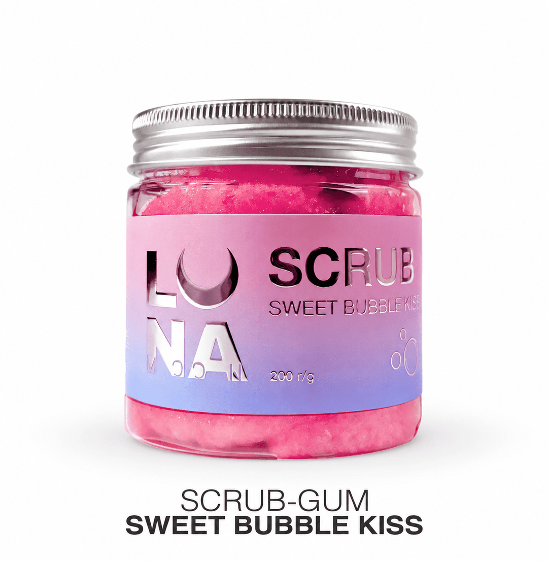 LUNAmoon Sweet Bubble Kiss – Exfoliante, 200 ml - Top PestañasLUNAmoon
