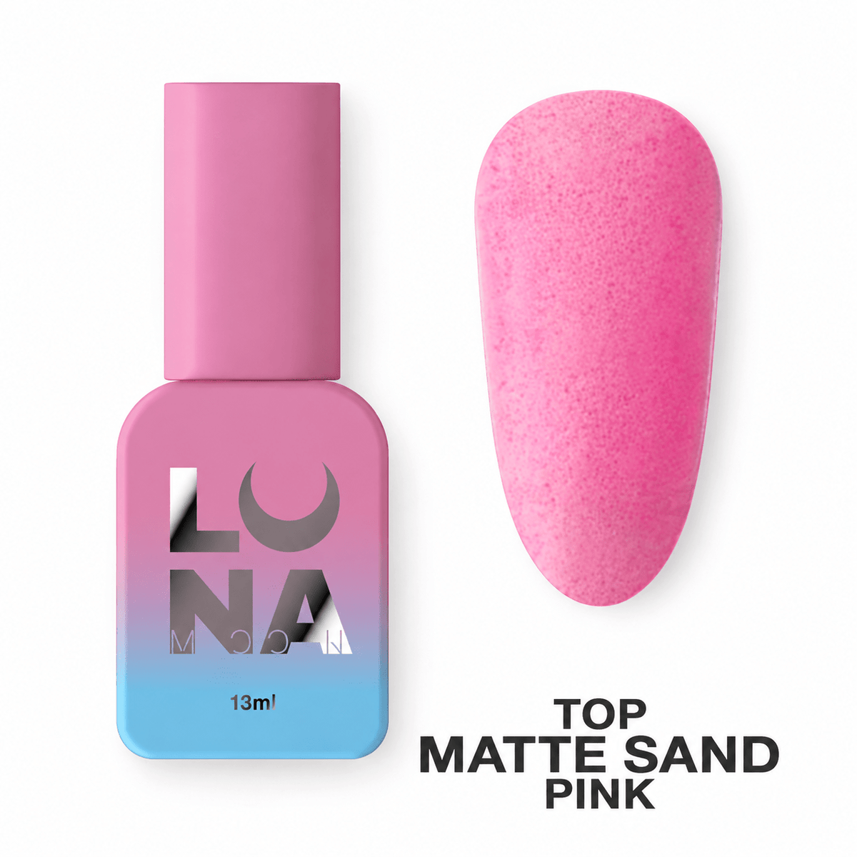 LUNAmoon Top Matte Sand Pink, 13 ml - Top PestañasLUNAmoon