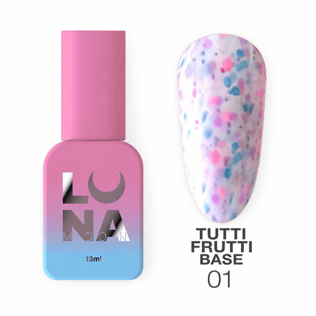 LUNAmoon Tutti Frutti Base 1, 13 ml - Top PestañasLUNAmoon
