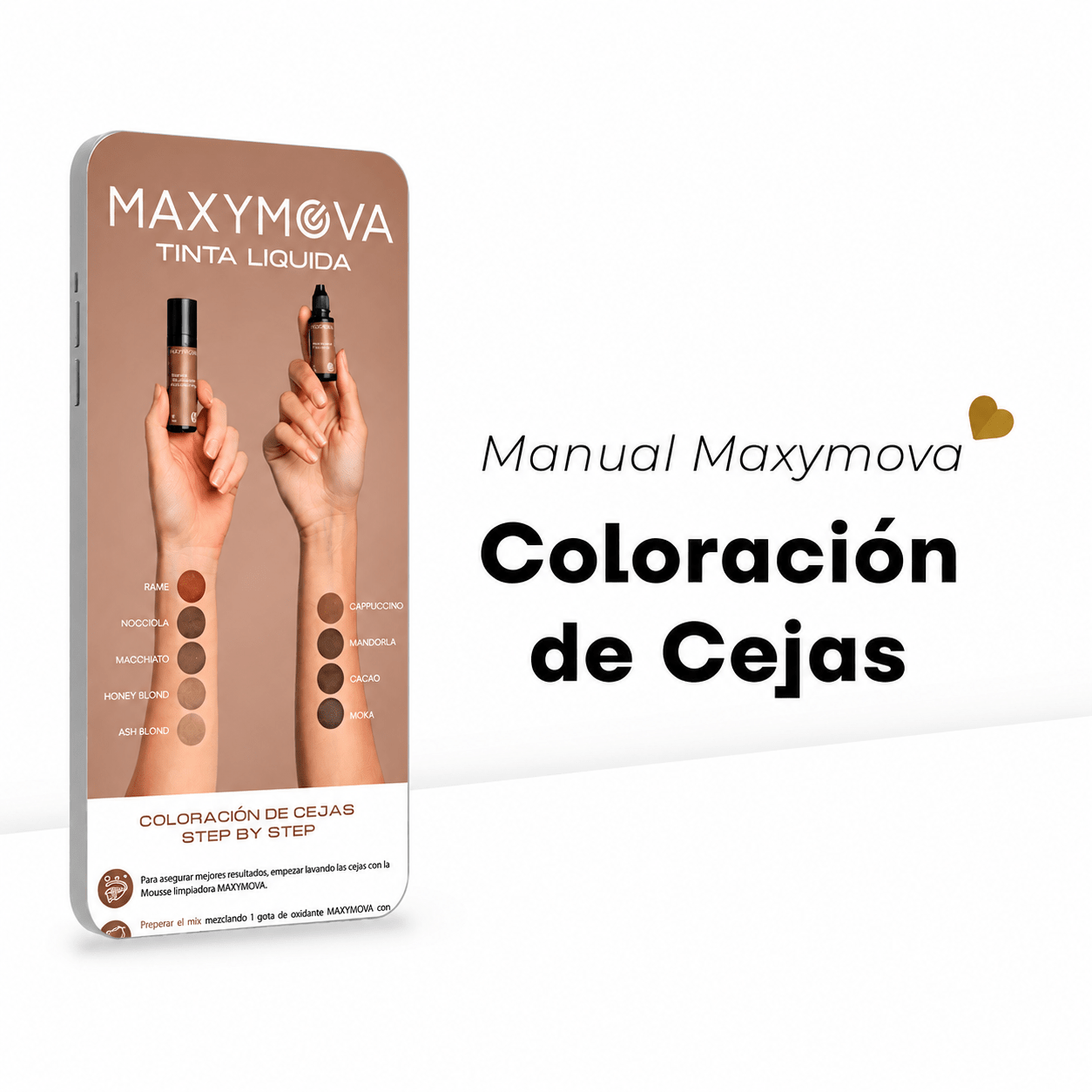 "Manual Maxymova Coloración de Cejas". DESCARGAR GRATIS - Top PestañasMaxymova