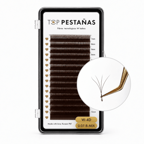Marrones – Fibras Tecnológicas Top Pestañas W Lashes 4D