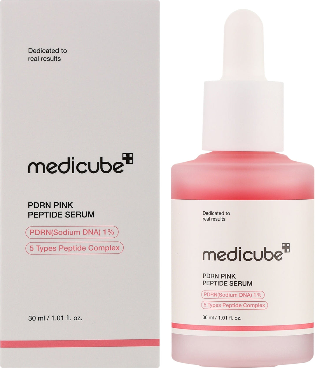 Medicube PDRN Pink Peptide Serum — sérum reafirmante, 30 ml - Top PestañasKorean Beauty