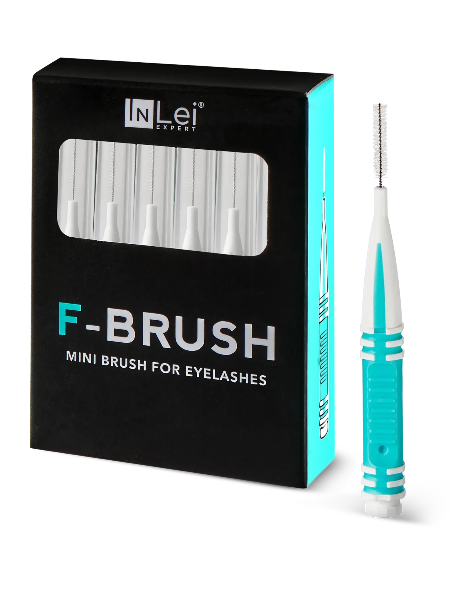 Mini Cepillos para Pestañas InLei® F - Brush – Pack 12 unidades - Top PestañasInLei